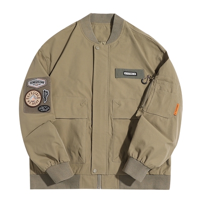 美式棒球服外套飞行工装夹克