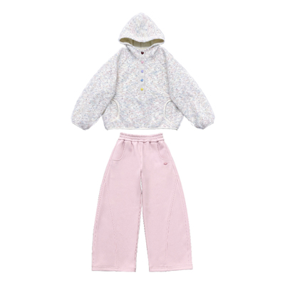 小童木仿马海毛秋冬女童卫衣