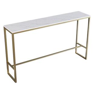 北欧家用窄桌奶茶吧台桌椅简约客厅靠墙隔断高脚桌酒吧长条桌椅组