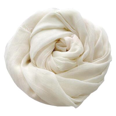 纯色棉麻感围巾超大薄款防晒披肩