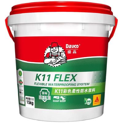 德高k11厨卫防水涂料柔韧性