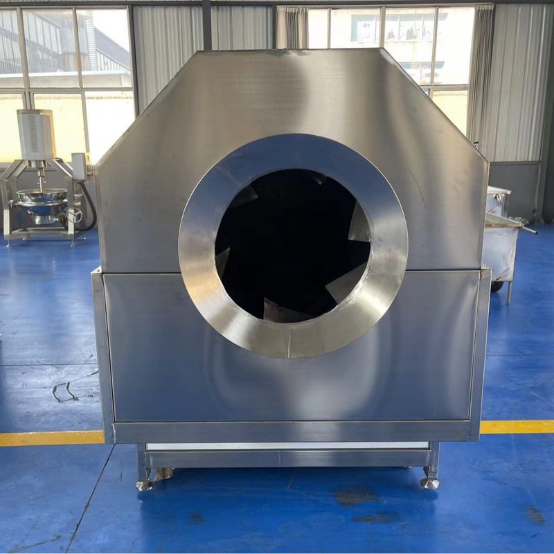 大型芝麻炒货机  炒燕麦米电磁炒货机 油坊专用多功能炒芝麻炒锅