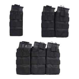 600D军迷二联三联M4附件通用型弹匣袋JPC战术背心5.56快拔配件包