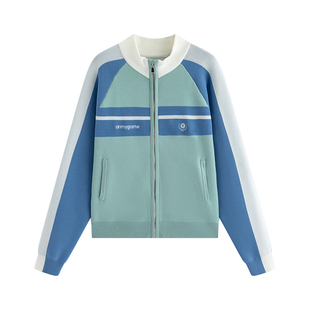 onmygame【IVY LEAGUE】学院风男女童针织外套春秋季新款2025年