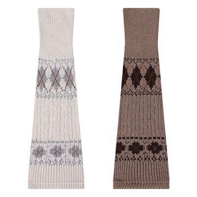 羊毛袜套堆堆袜显瘦时尚费尔岛