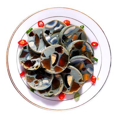 鲜香松花蛋肠，美味一口即享