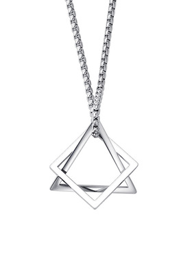 男士INS冷淡风小众钛钢新款项链