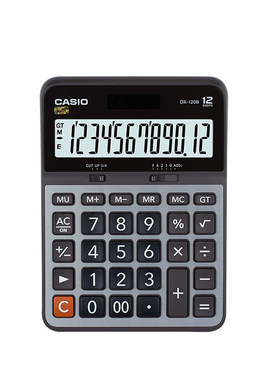 Casio/卡西欧12计算器学生太阳能