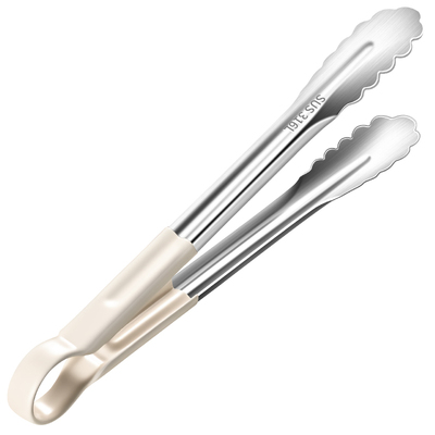 316钢加长食物夹凹型夹头