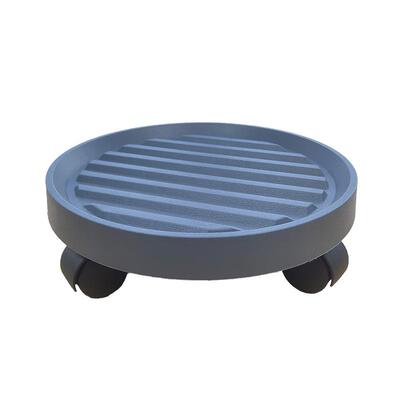 移动花盆托盘带万向轮透气防烂根底座塑料加厚花托大号圆形接水盘