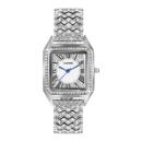 袋鼠正品情侣手表满钻石英表