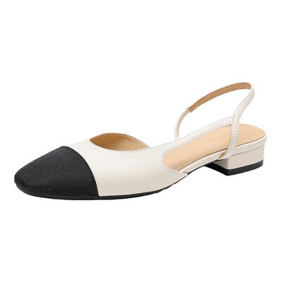 戈美其商场同款法式凉鞋女配裙子