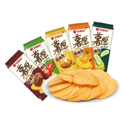 好丽友薯愿薯片5口味酥脆飘香
