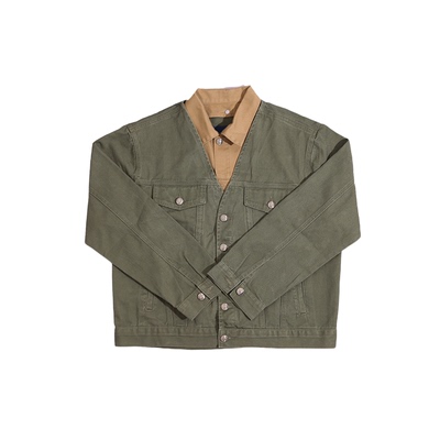 BROKENSWORD美式拼接牛仔外套