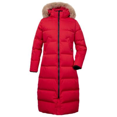 君羽黑标鹅绒服女加厚长款过膝