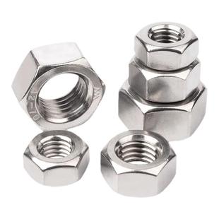 304不锈钢螺母316六角螺帽201螺丝帽大全M1M2M3M4M5M6M8M10M12M64