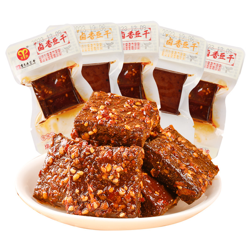 羊角卤香豆干500g重庆武隆特产传统豆腐干散装小包装休闲零食