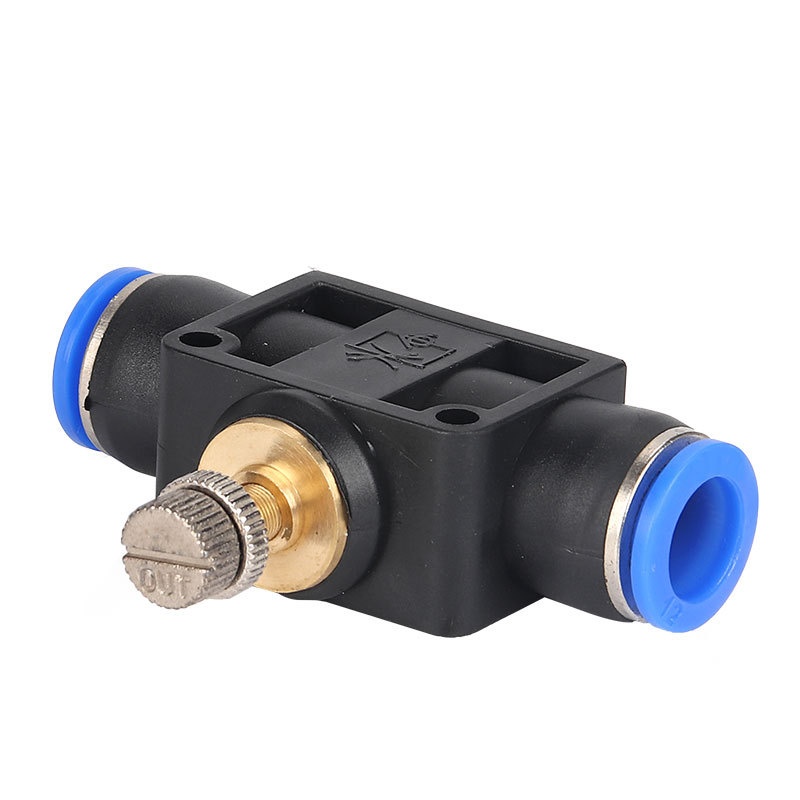 节流阀LSA-04/08/06/10/12流量调节阀气动接头气动元件管道型流阀