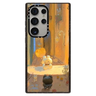 迪士尼艺术兔子手机壳磁吸magsafe亚克力防摔保护套适用于三星Galaxy S25ultra/S25/S24/S23可爱个性创意