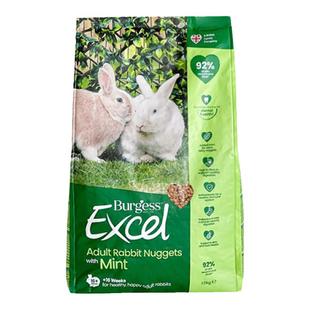 现货burgess英国布格斯薄荷兔粮牛至兔子宠物兔粮提摩西草兔饲料
