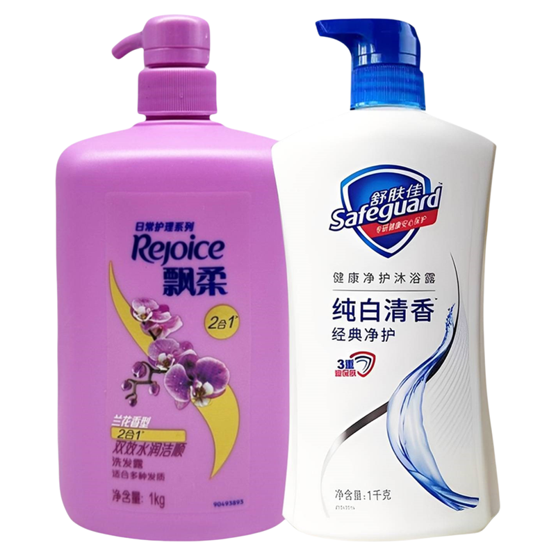 飘柔控油清爽芳香洗发水家庭装
