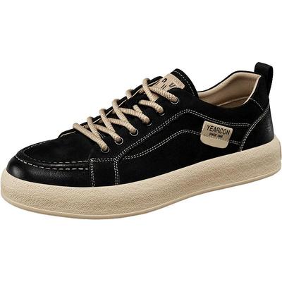 意尔康官方旗舰店正品真皮男板鞋