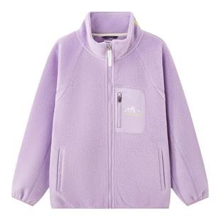 NAUTICA诺帝卡童装男童女童立领青少年冬季美丽诺羊毛摇粒绒外套