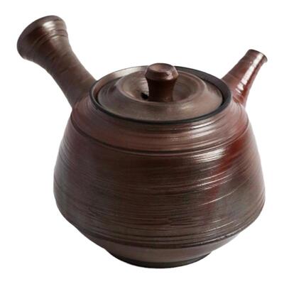 日本常滑烧急须 雪堂 #04 一品作190ml 纯手工日式紫砂侧把陶茶壶