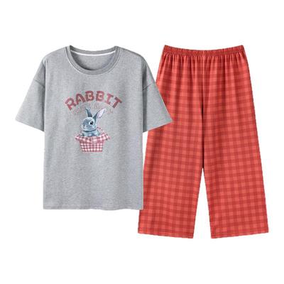 卡之恋莫代尔夏季女款短袖七分裤