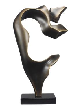 雕塑摆饰酒店玄关摆放样板房