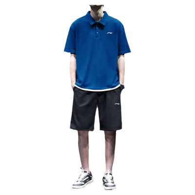 李宁速干运动套装男士运动生活