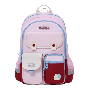 江博士书包小学生护脊减负小学生女三到六年级儿童大容量双肩背包