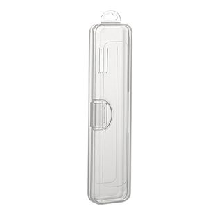 透明笔盒考试专用橡皮圆规尺子钢笔圆珠笔修正带文具收纳盒铅笔盒