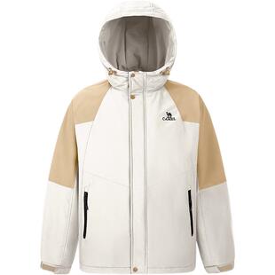 骆驼山海夹克男女款棉服加绒加厚2026秋冬户外保暖防风外套男