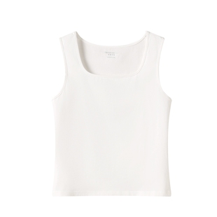 芬腾可安纯棉新款微弹休闲百搭简约时尚内衣纯色背心打底女可外穿