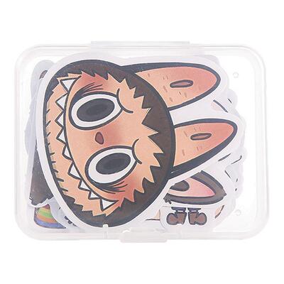 labubu贴纸卡通可爱手账贴纸儿童小学生笔记本手机壳水杯DIY贴画