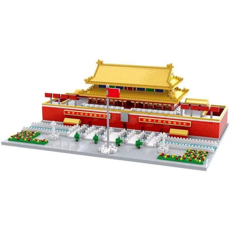 天安门建筑类高难度拼插益智玩具