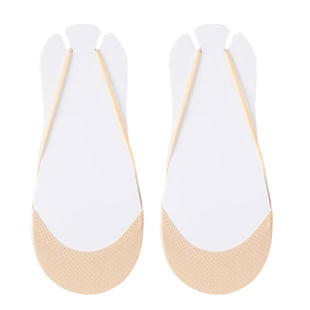 半掌船袜子夏薄款女士浅口隐形前脚掌纯棉吊带减震底防滑脱高跟鞋