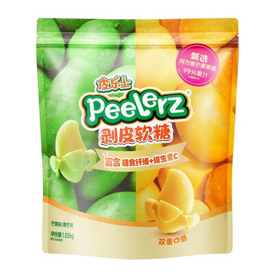 山姆Peelerz剥皮软糖儿童含维C糖果酸甜休闲美味零食正品代购S31
