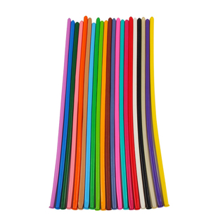 单色小太子长条100只装260编制造型气球凯悦代理街卖波波球配套