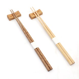 日式一次性筷子尖头极细日料寿司鸡翅木家用细头竹筷定制刻字商用