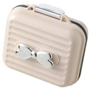 首饰盒收纳盒便携式2025新款耳钉耳环手饰品高档精致迷你随身盒子