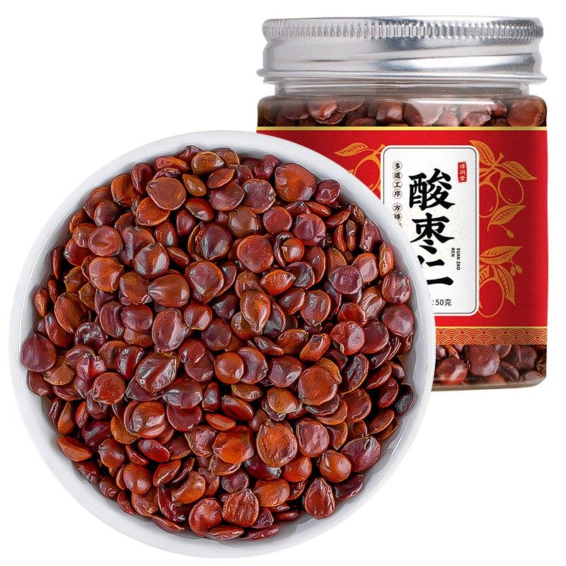 正宗野生炒熟酸枣仁500g晚安睡眠茶中药材正品酸枣仁粉百合茯苓汤
