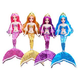 美人鱼公主仿真洋娃娃 送女儿礼物手工玩偶儿童过家家 大促好礼物