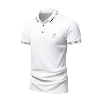 保罗衫纯棉质t恤男短袖翻领宽松潮流体恤 青年大码男装半袖Polo衫