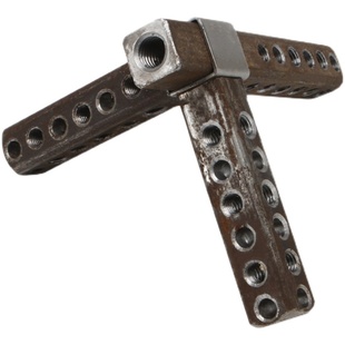 仿威图机柜配件铁三通九折型材钢管紧固件三合一固定件电柜连接件