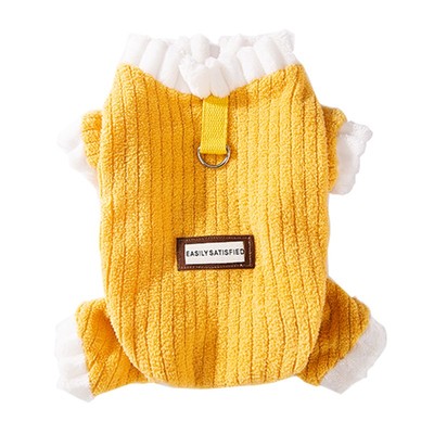 狗狗衣服可牵引秋冬款加厚保暖宠物服装比熊泰迪约克夏雪纳瑞幼犬