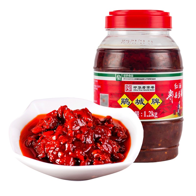 鹃城牌红油郫县豆瓣酱正宗大瓶装