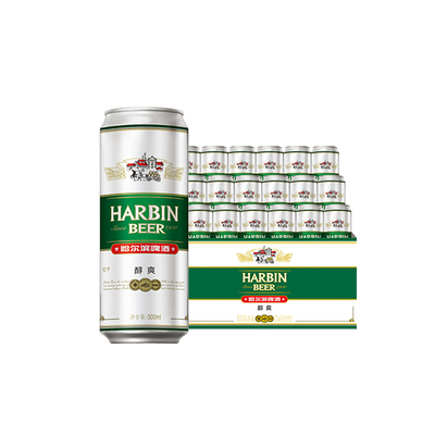 百威英博醇爽啤酒整箱装