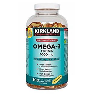 直邮加拿大 Kirkland可兰 Omega3深海浓缩鱼油软胶囊330粒1300mg